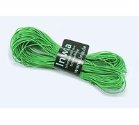 INWARIA Cordon en caoutchouc rond Diamètre 1 mm 25 m Vert GK-7