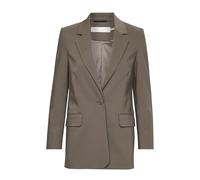 InWear - Blazer Long Classique en Sandy Grey - Femme - Vestes - Brun - Taille: 38 FR