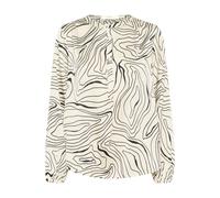 InWear Chemisier 'Jazzy' noir / blanc cassé, Taille L