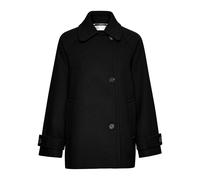 InWear, Femme, Manteaux, Noir, Taille: 44 FR Manteau Noir Classique à Manches Amples