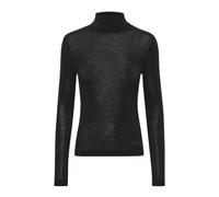 InWear, Femme, Pulls, Noir, Taille: 40 FR Top à col roulé