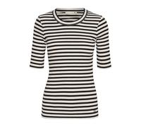 InWear, Femme, Tops, Multicolore, Taille: 36 FR T-shirt à rayures Noir / Whisper White