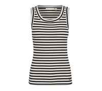 InWear, Femme, Tops, Multicolore, Taille: 46 FR Débardeur à Rayures Noir/Blanc