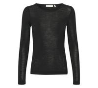 InWear, Femme, Tops, Noir, Taille: 42 FR Top à Manches Longues Slim Fit