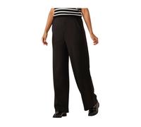 InWear - Pantalon Large Noir Style Gincetteiw - Femme - Pantalons - Noir - Taille: 48 FR