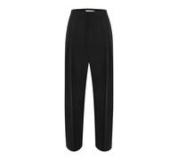 InWear - Pantalon Plissé Noir avec Large Ceinture - Femme - Pantalons - Noir - Taille: 42 FR