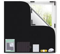 Inwee Magnétique Store Occultant sans Perçage 200X145cm, 100% Occultants pour Fenêtre, s'adapte à Toutes Les Formes de Fenêtres, Protection Solaire Film Occultant Fenetre Portable pour Chambre Bébé