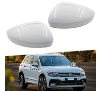 INXKED pour VW pour Tiguan 2017 2018 2019 2020 rétroviseur Automatique remplacer Gauche Droite Couvercle de rétroviseur latéral de Voiture boîtier de Capuchon d'aile(A Pair-White)