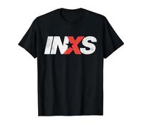 INXS EW Logo Black T-Shirt, Homme, Noir, XXL