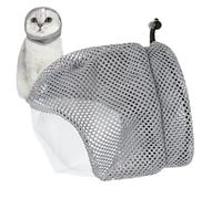 Inye Muselière pour chat, en maille anti-morsure, sac de toilettage réglable, pour le bain, la réception