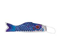 Inzopo 150cm Manche à Air Japonais Drapeau Koinobori Serpentin de la Carpe Banderole Bleu