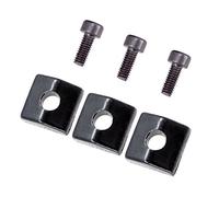 Inzopo 3 pièces pour Guitare électrique Écrou de Blocage de Serrage et vis pour Floyd Rose trémolo as described Noir Noir