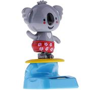Inzopo Cute Fonctionne à l'énergie Solaire Dancing Gris Koala Swinging animés Bobble Dancer Toy Car Home Accessoire de décoration de fenêtre