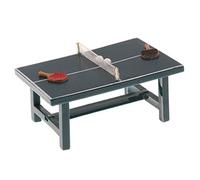 Inzopo Ensemble de raquettes et balles de ping-pong pour maison de poupée 1/12