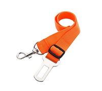 Inzopo Lot de 1 Flexible Maison Siège Animal Chien Chat Maison Sangle siège Auto Ceinture Sangle de Poitrine Harnais pour Chien Orange