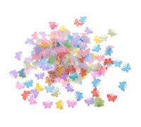 Inzopo Lot de 200 confettis de Table à Papillons Brillants pour Mariage, Anniversaire, fête prénatale