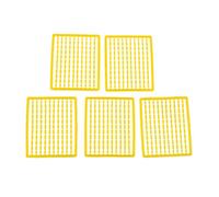 Inzopo Lot de 5 arrêts de bouillettes pour pêche à la carpe Orange Jaune Noir