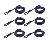 Inzopo Lot de 6 cordes pour garde-boue Bleu 1/4" x 1,5 m