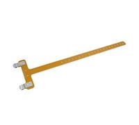 Inzopo Pro Tir à l'arc T Arc Carré Régle en Métal Outil pour Arcs Recourbés & Arc à Poulie Longbow Or 326 * 84 * 5mm