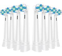 IO Brossette Compatibles avec Oral B iO, Brossettes De Rechange Compatibles avec les brosses à dents électriques Oral-B iO Series 2/3/4/5/6/7/8/9/10 Ultimate Clean Gentle Care（8 Blanc）