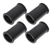 IOBIDDYS 4pcs Manchon Caoutchouc Pour Microphone, Rondelles Espacement Antichoc, Accessoires Micro, Noir, Pour Support De Micro, Pour Enregistrement En Studio