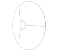 IOBIDDYS Anneau pour Abat-Jour Rond en Fer 30 CM, Structure Résistante pour Lampe Salon et Chambre Ado Garçon, Support Abat-Jour pour Lampadaire