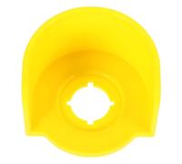 IOBIDDYS Cache de protection des boutons pour bouton d’arrêt d’urgence en plastique jaune résistant à l’usure, facile à installer, pour circuits et garages