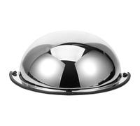 IOBIDDYS Miroir Convexe De Sécurité 40 Cm Léger 180° En Acrylique Et Fer Pour Supermarchés Et Parking Lots Utilisation Extérieure Intérieure Large Champ De Vision