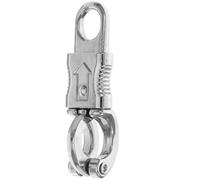 IOBIDDYS Mousqueton Anti-Panique en Métal Solide Crochet de Sécurité pour Chevaux, pour Entraînement et Activités de Plein Air Équestres