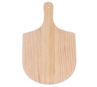 IOBIDDYS Planche à Pizza avec Poignée Robuste et Sûre en Bois Beige pour Découper, Servir et Cuire Pizzas, Gâteaux et Pains Chez Soi ou Restaurant