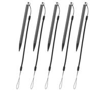 IOBIDDYS Stylets pour Écran Tactile Résistif en Plastique 5pcs avec Pointe Fine Haute Précision et Corde Ressort Portable et Aluminium pour Tablettes et Téléphones