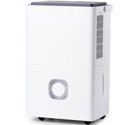 iOCHOW Déshumidificateur d'Air Électrique Silencieux: 65 L/Jour Minuteur 24H Mode Continu Anti-Humidité 120 m² Séchage Puissant Réservoir 4,5 L pour Cave Salle de Bains Chambre Garage Buanderie