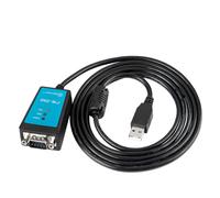 IOCREST Convertisseur de Câble SéRie USB 2.0 Vers DP9 RS232 Com Port avec LumièRe LED à Anneau MagnéTique pour Industriel 1.8M