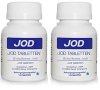 IODE | 120 Pastilles De Iode Pur De Haute Dose Et Facilement Ingérables | Iodure De Potassium Supplément (Lot de 2)