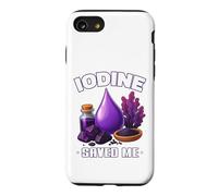 Iodine Saved ME Important Minéral Thyroïde Fonction Bien-être Coque pour iPhone SE (2020) / 7/8