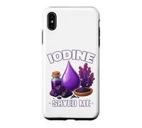 Iodine Saved ME Important Minéral Thyroïde Fonction Bien-être Coque pour iPhone XS Max