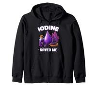 Iodine Saved ME Important Minéral Thyroïde Fonction Bien-être Sweat à Capuche