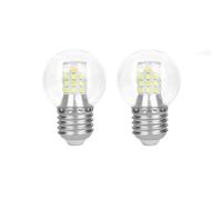IOEDHW Lot de 2/10 ampoules LED G45 super lumineuses 9 W à grand globe E27 à vis rondes, lampes à économie d'énergie E27 900 lm, éclairage blanc chaud 3000 K pour éclairage mural suspendu, non variabl