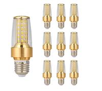 IOEDHW Paquet de 10 Ampoules LED en Forme de maïs E27, Haute luminosité 12 W E27, Ampoule LED Blanc Chaud 3000 K, Ampoules LED à économie d'énergie pour l'éclairage Domestique, sans Scintillement