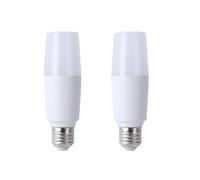 IOEDHW Paquet de 2/10 Blub de Colonne LED en Aluminium, E27 Super Lumineux 40 W, Lampe à économie d'énergie Haute Puissance, équivalent 100 W, Blanc Chaud 2700 K, Non Variable, sans Scintillement,