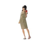 Ioensy 1:64 Échelle Miniature Filles Modèle Minuscules Figurines Peintes pour Scène Miniature