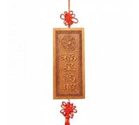 Ioensy 2 Amulettes Feng Shui en Bois, Sculptées dans du Bois, à Usage Spirituel, pour Les Chefs d'entreprise, Etc, 2 pièces