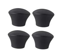 Ioensy 4 Boutons de Couvercle Universels à Poignée En Bois, Couvercles de Rechange pour Casseroles, Mijoteuses et Cocottes, Noir