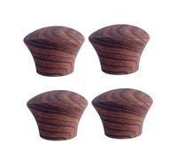 Ioensy 4 Boutons de Couvercle Universels à Poignée En Bois, Couvercles de Rechange pour Casseroles, Mijoteuses et Cocottes, Brun