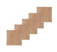 Ioensy 5 Pièces Tapis de Culture de Jute Micro-pousses Tapis de Germination Support Hydroponique Fibres Naturelles Absorption Eau Convient pour Plantes Intér, 20x20cm