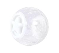 Ioensy Balle d'exercice pour Hamster, Roue de Course, Ventilation Temporaire, pour Petits Animaux (cochons d'Inde), Blanc