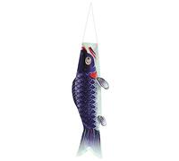 Ioensy Bannière Carpe Japonaise, Drapeau Carpe Coloré, Guirlande de Poissons, Décoration Suspendue Extérieure, Bannière Carpe Japonaise pour Jardin, Violet