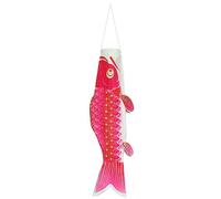Ioensy Bannière Carpe Japonaise, Drapeau Carpe Coloré, Guirlande de Poissons, Décoration Suspendue Extérieure, Bannière Carpe Japonaise pour Jardin, Rose