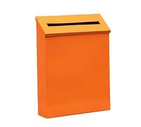 Ioensy Boîte Aux Lettres Murale En Métal pour Porte D'entrée Extérieure, orange
