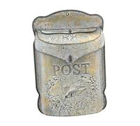 Ioensy Boîte Aux Lettres Murale Vintage En Métal, Décorative et Résistante Aux Intempéries, pour Jardin Ou Portail Extérieur de Ferme.